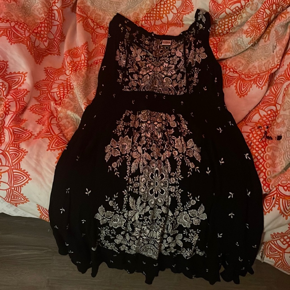 Black and White|Dress|Women|Medium|Floral